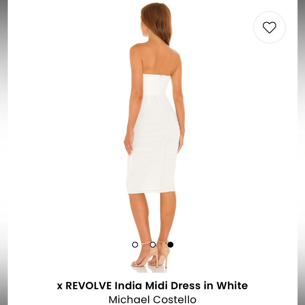 Michael Costello dress NWT india white - Picture 3 of 7